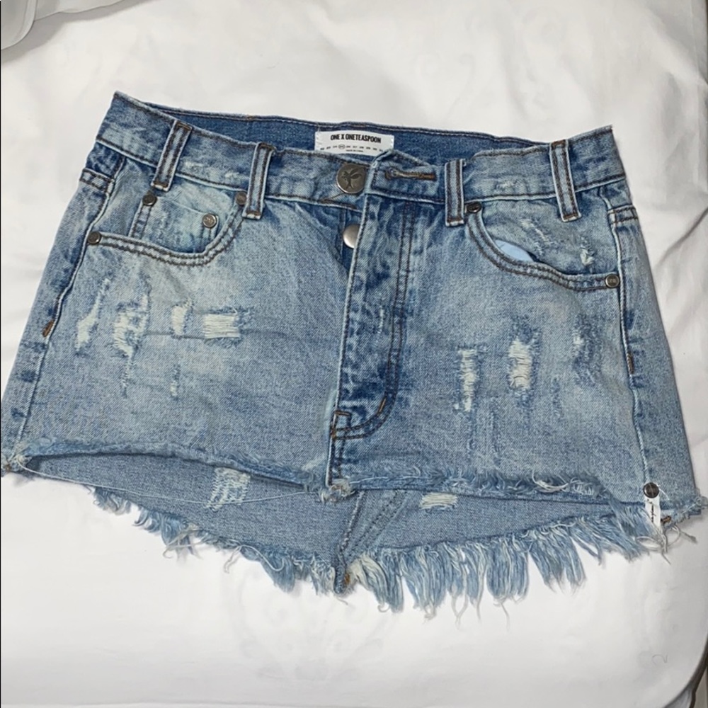 One teaspoon BLUE HART JUNKYARD SKIRT